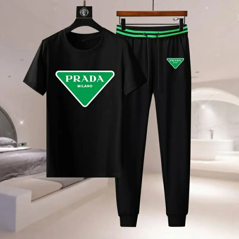 prada survetements manches courtes pour homme s_1232a47